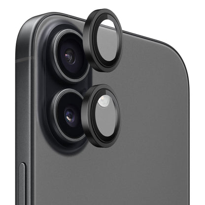 Skyddsfilm för bakre kameran Blueo Metal Frame för Apple iPhone 17, Härdat glas, Svart