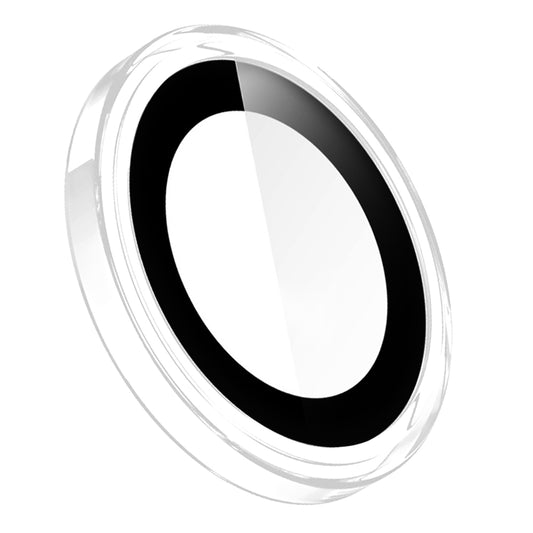 Blueo skyddsfilm för bakre kamera med metallram för Apple iPhone Duo, härdat glas, transparent
