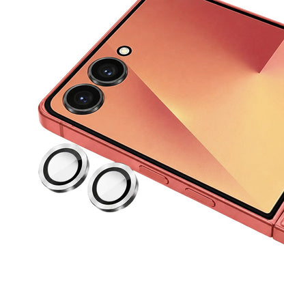 Blueo skyddsplast för bakre kamera till Samsung Galaxy Z Flip8 F776, härdat glas, silver