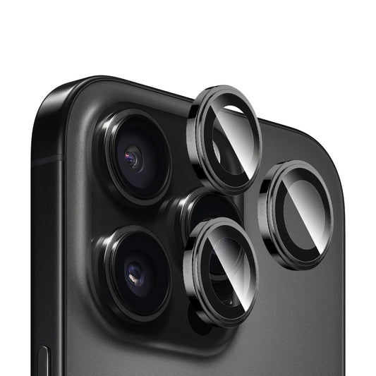 Skyddsfilm för bakre kamera Blueo Sapphire Crystal för Apple iPhone 14 Pro Max / 14 Pro, härdat glas, svart