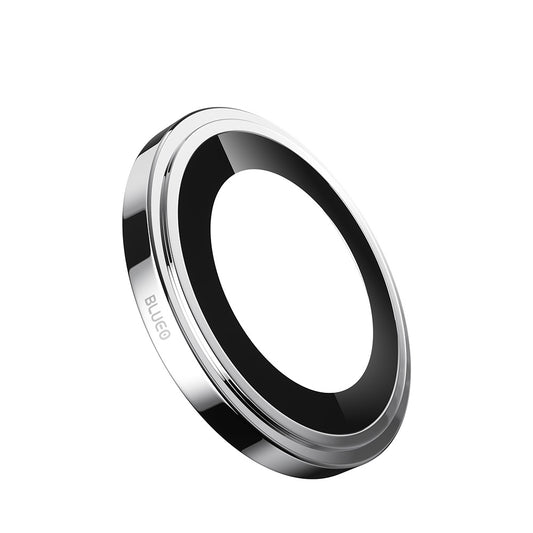 Blueo Sapphire Crystal bakre kameraskydd för Apple iPhone 16 Pro Max / 16 Pro, härdat glas, silver