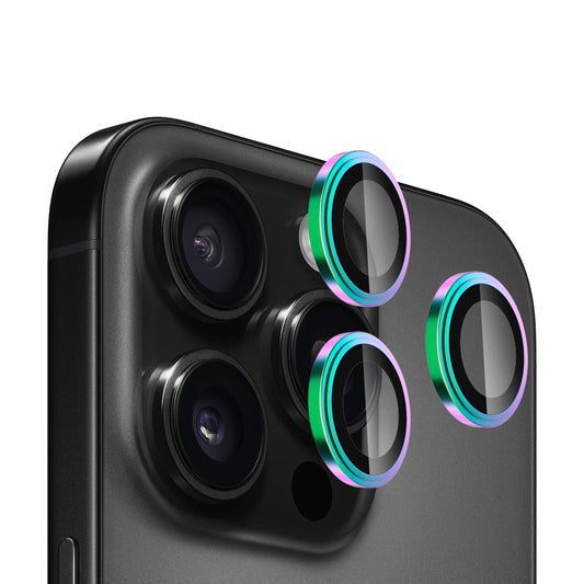 Skyddsfilm för bakre kamera Blueo Sapphire Crystal för Apple iPhone 16 Pro Max / 16 Pro, härdat glas, flerfärgad