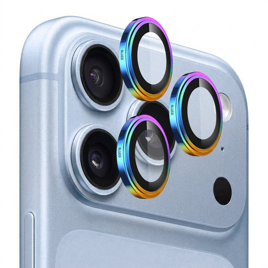 Blueo Sapphire Crystal skyddsfilm för bakre kamera till Apple iPhone 18 Pro / 18 Pro Max, härdat glas, flerfärgad
