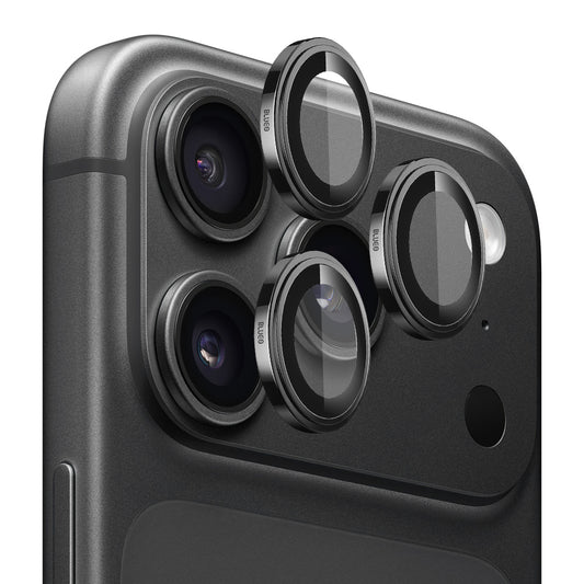 Blueo Sapphire Crystal-skyddsfilm för bakre kamera till Apple iPhone 18 Pro / 18 Pro Max, härdat glas, svart