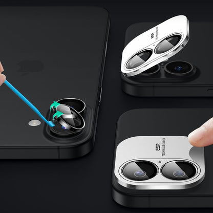 Skyddsfilm för bakre kameran ESR Armorite för Apple iPhone 17 / 16 Plus / 16, Härdat glas, Svart