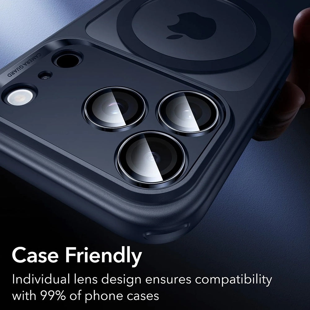 Skyddsfilm för bakre kamera ESR Armorite för Apple iPhone 17 Pro Max / 17 Pro / 16 Pro Max / 16 Pro, Härdat glas, Blå