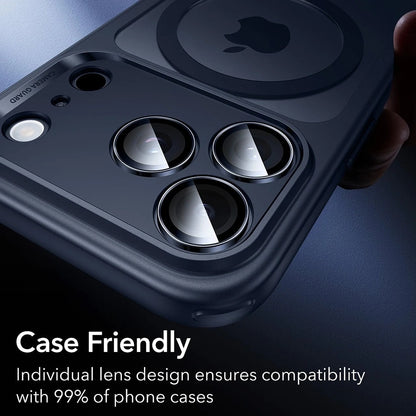 Skyddsfilm för bakre kamera ESR Armorite för Apple iPhone 17 Pro Max / 17 Pro / 16 Pro Max / 16 Pro, Härdat glas, Blå