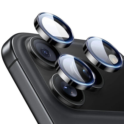 Skyddsfilm för bakre kamera ESR Armorite för Apple iPhone 17 Pro Max, Härdat glas, Set med 2 stycken, Svart