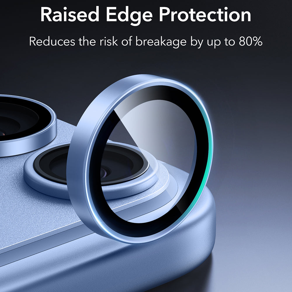 Bakre kameraskydd ESR Armorite för Apple iPhone 18 Pro / 18 Pro Max, Härdat glas, Blå