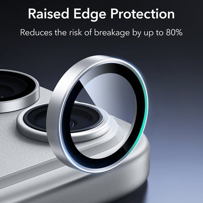 Skyddande bakre kameraskydd ESR Armorite för Apple iPhone 18 Pro / 18 Pro Max, härdat glas, silver