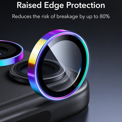 Skyddsfilm för bakre kamera ESR Armorite för Apple iPhone 18 Pro / 18 Pro Max, härdat glas, flerfärgad