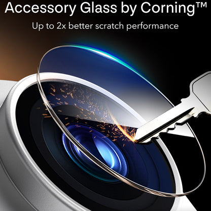 ESR Armorite Pro bakkameraskyddsfilm för Apple iPhone 18 Pro Max, härdat glas, silver