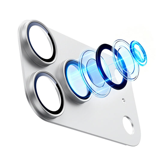 Skyddande film för bakre kamera ESR Armorite Pro för Apple iPhone 18 Pro, härdat glas, silver