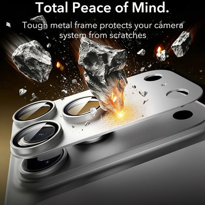 Skyddande film för bakre kamera ESR Armorite Pro för Apple iPhone 18 Pro, härdat glas, silver