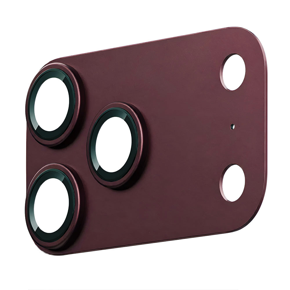 Skyddsfilm för bakre kamera Lito Crown Halo AR + AF för Apple iPhone 18 Pro Max, härdat glas, vinröd