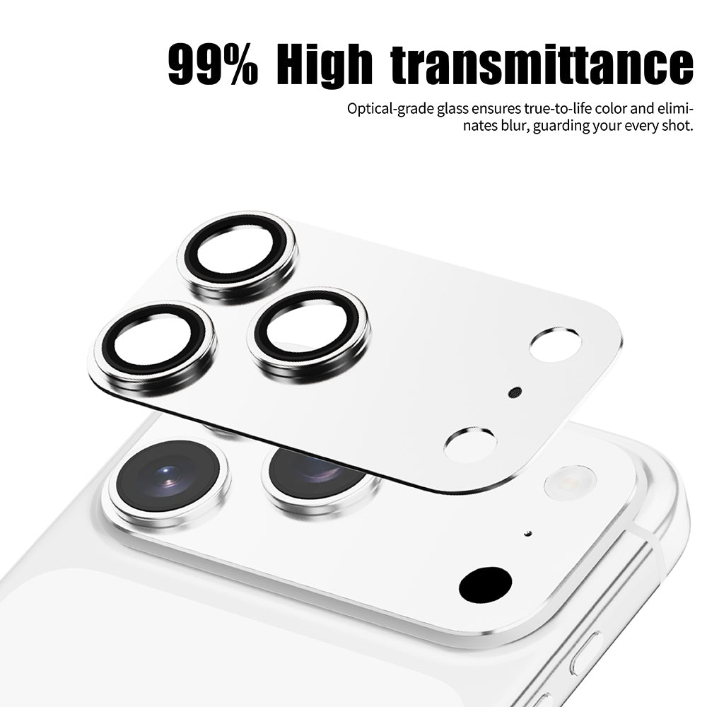 Skyddsfilm för bakre kamera Lito Crown Halo AR + AF för Apple iPhone 18 Pro Max, härdat glas, vinröd