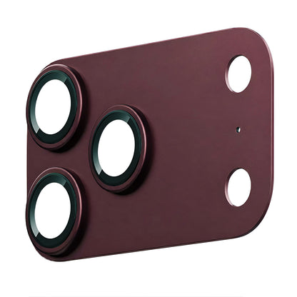 Skyddsfilm för bakre kamera Lito Crown Halo AR + AF för Apple iPhone 18 Pro, härdat glas, vinröd