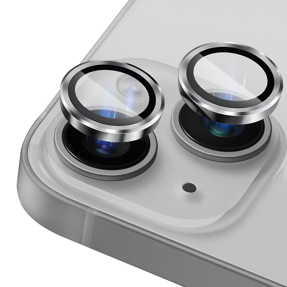 Skyddande bakre kameraskydd Lito S+ för Apple iPhone 14, härdat glas, silver