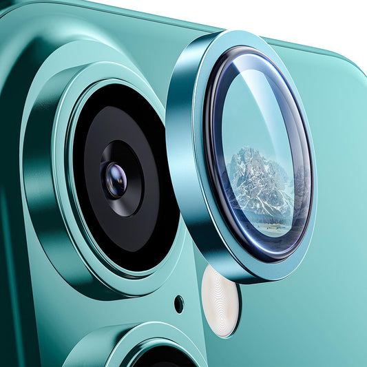 Skyddsfilm för bakre kamera Lito S+ för Apple iPhone 16, härdat glas, grön
