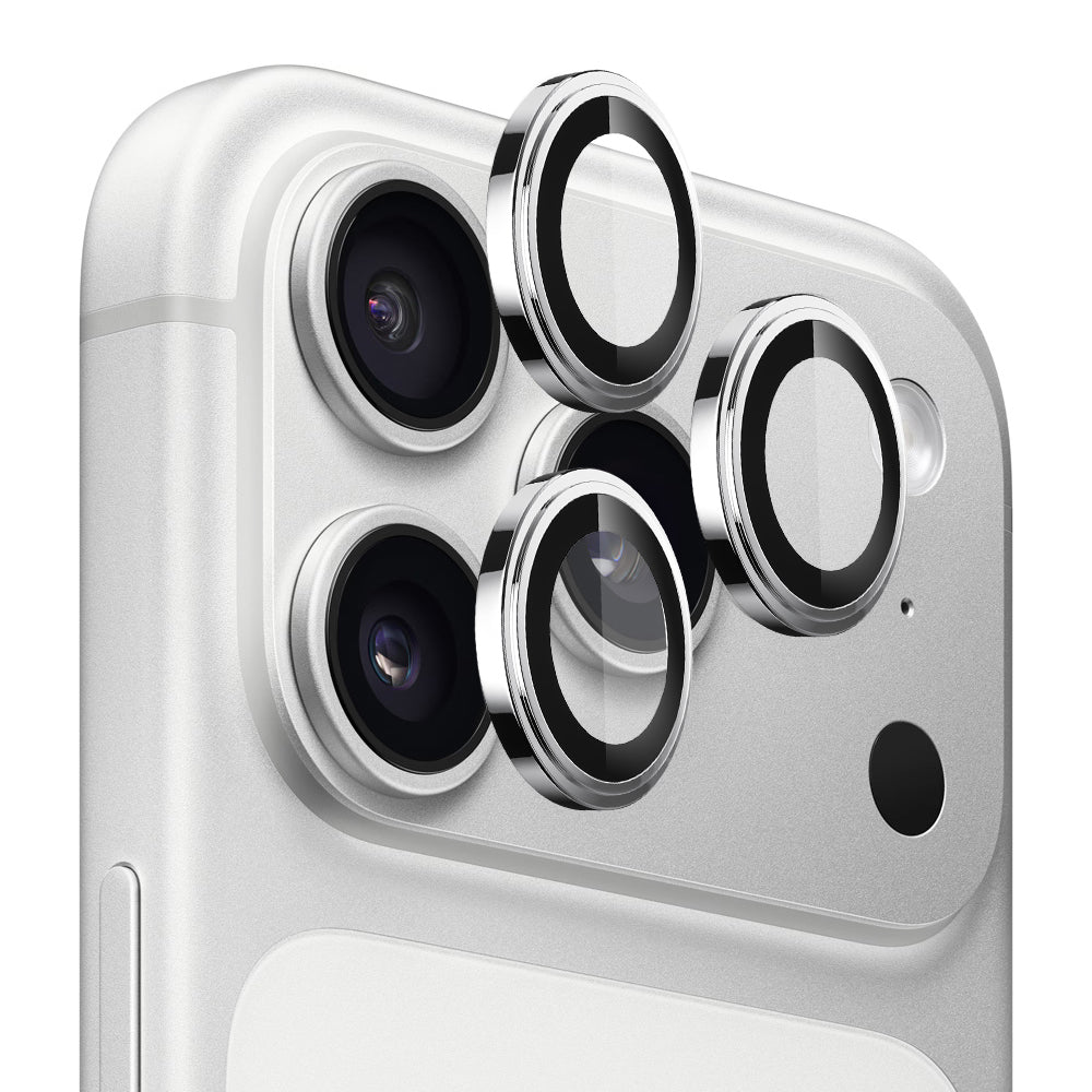 Skyddande bakre kameraskydd Lito S+ för Apple iPhone 18 Pro / 18 Pro Max, härdat glas, silver