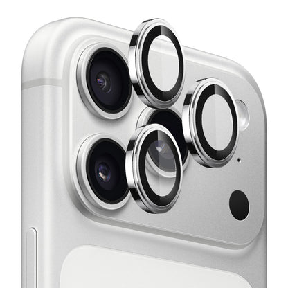 Skyddande bakre kameraskydd Lito S+ för Apple iPhone 18 Pro / 18 Pro Max, härdat glas, silver
