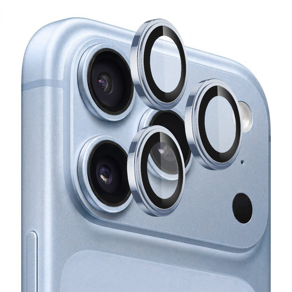 Skyddande bakre kameraskydd Lito S+ för Apple iPhone 18 Pro / 18 Pro Max, härdat glas, blå