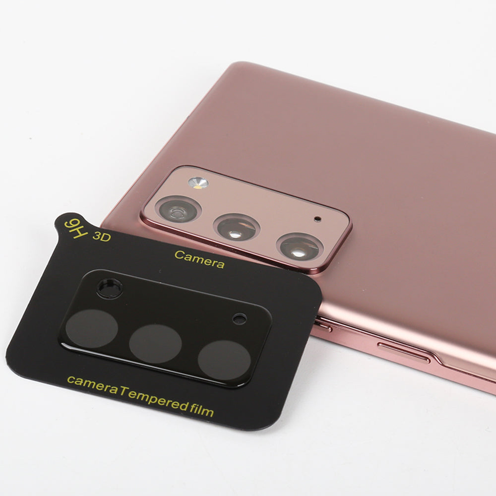 Skyddsfilm för bakre kameran Lito S+ för Samsung Galaxy Note 20 5G N981 / Note 20 N980, Härdat glas, Svart