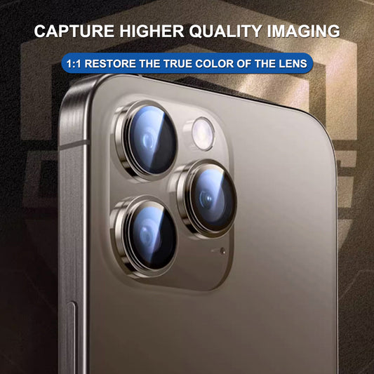 Skyddsfilm för bakre kamera Lito Titanium AR för Apple iPhone 17 Air, Härdat glas, Svart