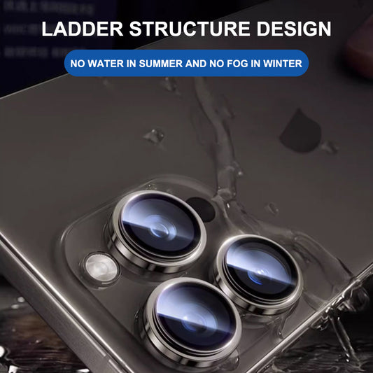 Skyddsfilm för bakre kamera Lito Titanium AR för Apple iPhone 17 Pro Max / 17 Pro, Härdat glas, Grå