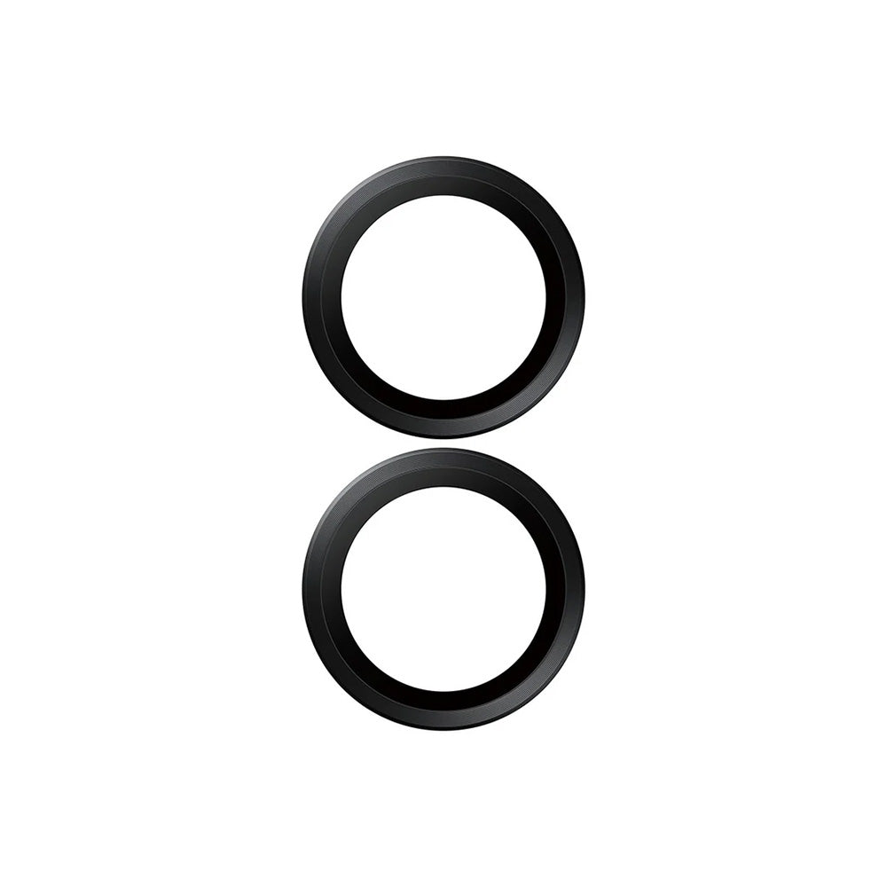 Skyddsfilm för bakre kameran PanzerGlass Hoops för Apple iPhone 17 / 16 Plus / 16, Härdat glas, Svart
