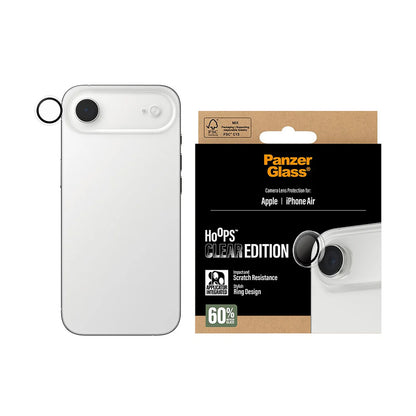 Skyddsfilm för bakre kamera PanzerGlass Hoops för Apple iPhone 17 Air, Härdat glas, Transparent