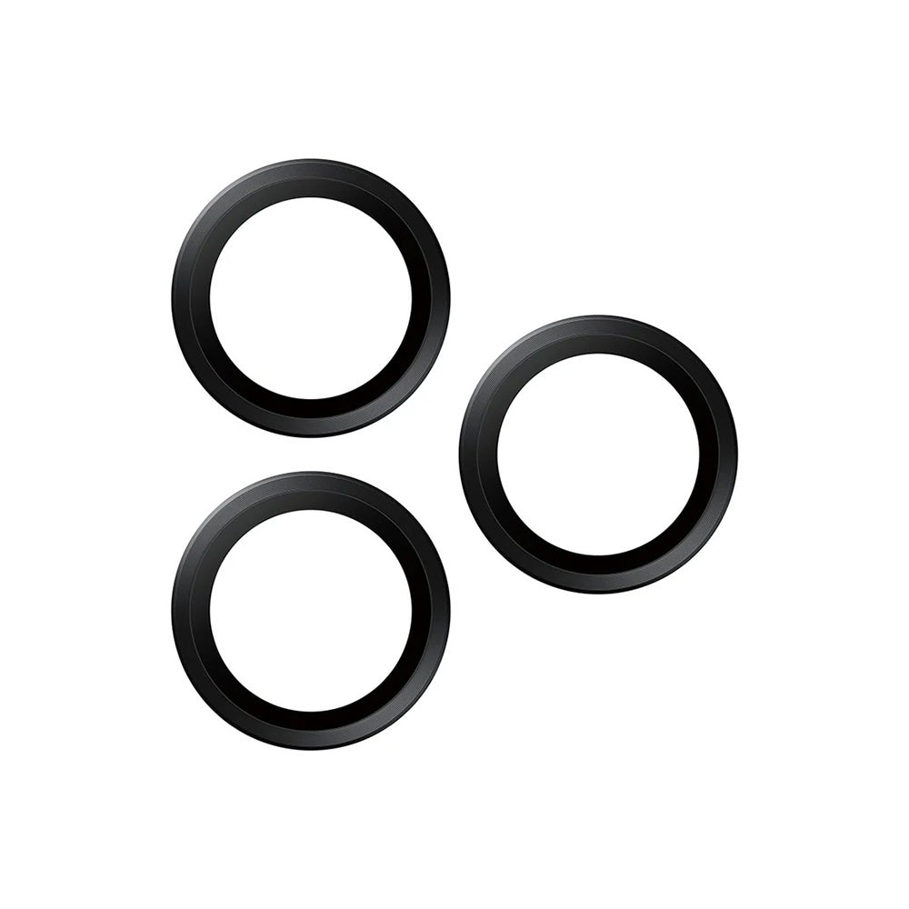 Skyddsfilm för bakre kamera PanzerGlass Hoops för Apple iPhone 17 Pro Max / 17 Pro / 16 Pro Max / 16 Pro, Härdat glas, Svart