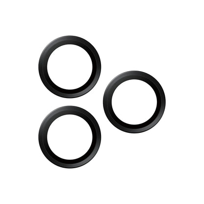 Skyddsfilm för bakre kamera PanzerGlass Hoops för Apple iPhone 17 Pro Max / 17 Pro / 16 Pro Max / 16 Pro, Härdat glas, Svart