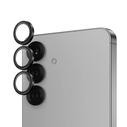 Skyddsfilm för bakre kameran PanzerGlass Hoops för Samsung Galaxy S25 S931, Härdat glas, Svart