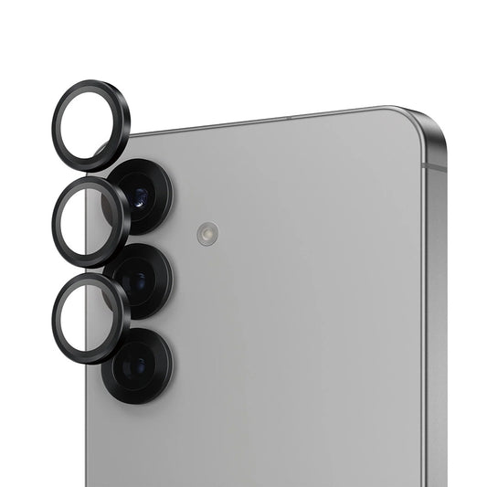 Skyddsfilm för bakre kameran PanzerGlass Hoops för Samsung Galaxy S25 S931, Härdat glas, Svart