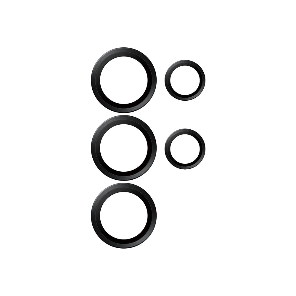 Skyddsfilm för bakre kamera PanzerGlass Hoops för Samsung Galaxy S25 Ultra S938, Härdat glas, Svart
