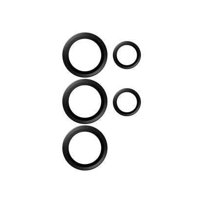 Skyddsfilm för bakre kamera PanzerGlass Hoops för Samsung Galaxy S25 Ultra S938, Härdat glas, Svart