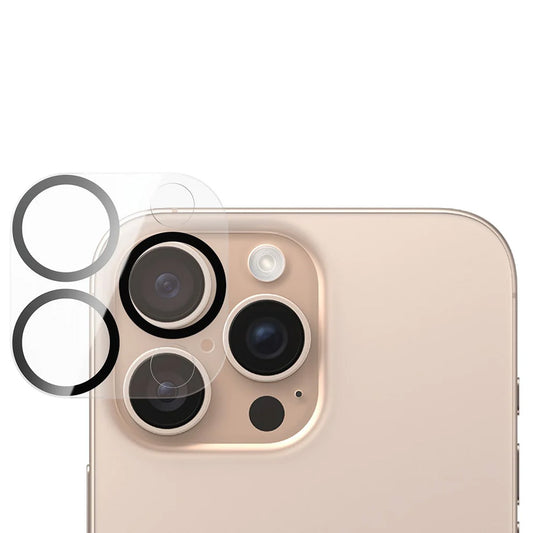 Skyddsfilm för bakre kamera PanzerGlass PicturePerfect för Apple iPhone 16 Pro Max / 16 Pro, Härdat Glas, Transparent