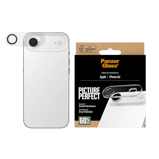 Skyddsfilm för bakre kamera PanzerGlass PicturePerfect för Apple iPhone 17 Air, Härdat glas, Transparent