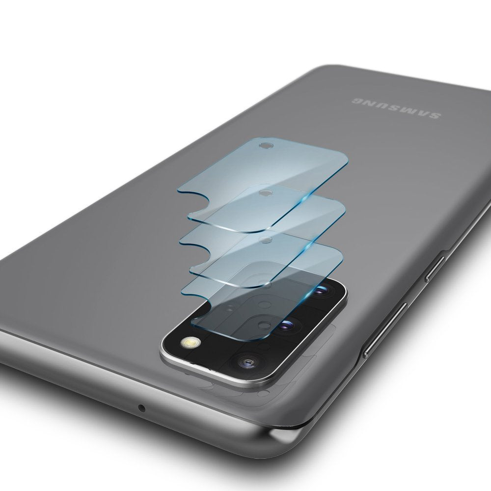Skyddande film för bakre kamera Ringke IDGL för Samsung Galaxy S20+ 5G G986 / S20+ G985, härdat glas, set om 3 stycken, transparent