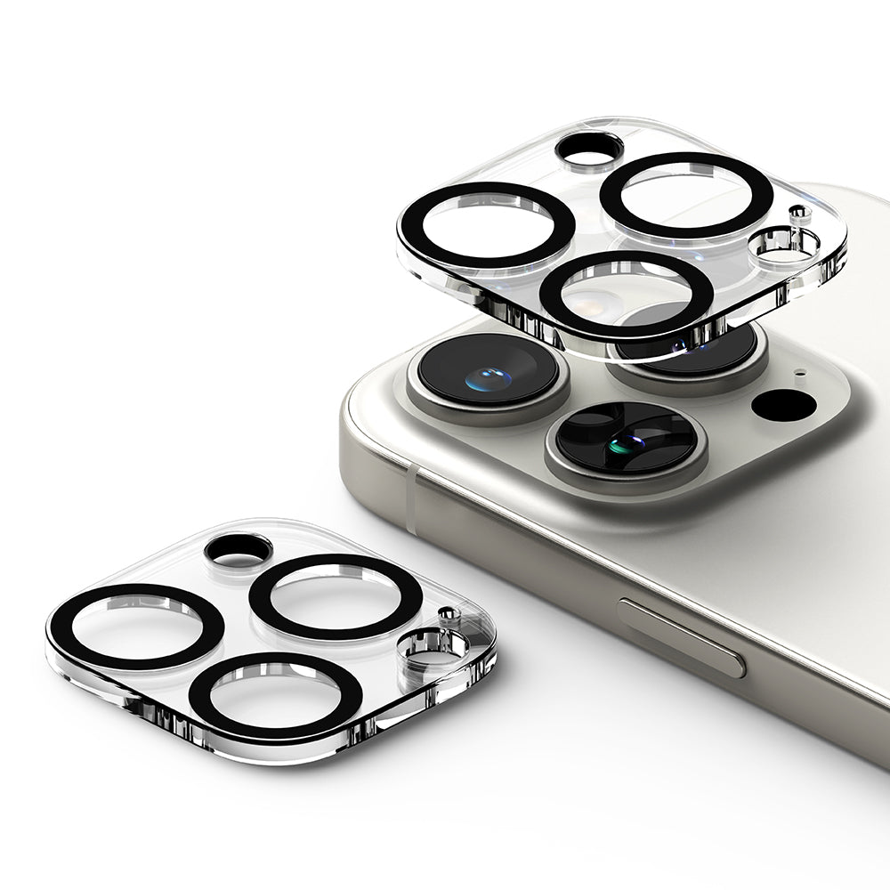 Skyddsfilm för bakre kameran Ringke för Apple iPhone 16 Pro Max / 16 Pro, Härdat glas, Set med 2 stycken, Transparent