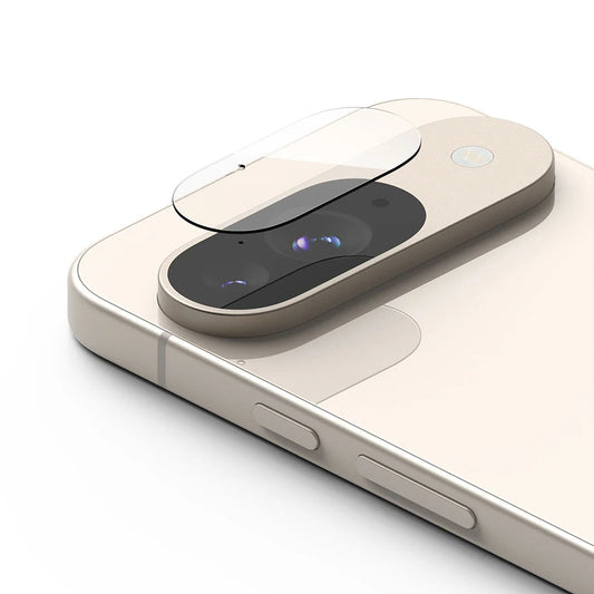 Skyddsfilm för bakre kameran Ringke för Google Pixel 9, Härdat glas, Set om 3 stycken, Transparent