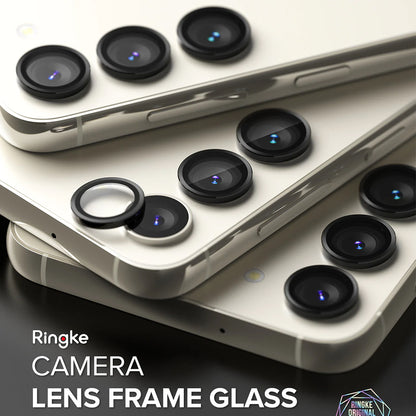 Skyddsfilm för bakre kameran Ringke för Samsung Galaxy S23+ S916 / S23 S911, Härdat glas, Svart