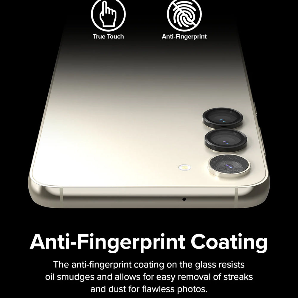 Skyddsfilm för bakre kameran Ringke för Samsung Galaxy S23+ S916 / S23 S911, Härdat glas, Svart