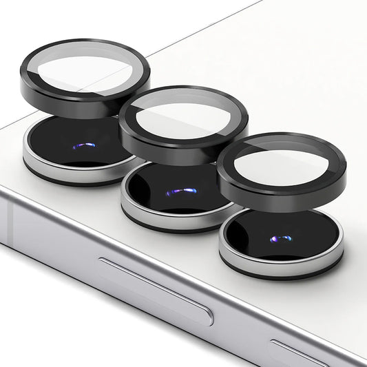 Ringke bakkameraskyddsfilm för Samsung Galaxy S25 FE, härdat glas, set om 2 stycken, svart