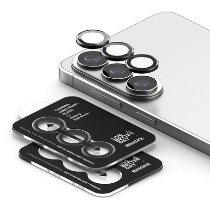 Skyddsfilm Ringke Bakre Kamera för Samsung Galaxy S26 Plus S947 / S26, Härdat Glas, Set med 2 stycken, Svart