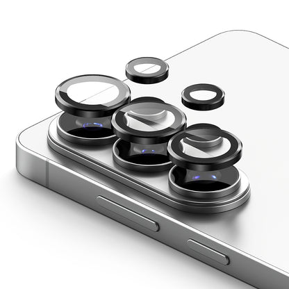 Skyddsfilm för bakre kameran Ringke för Samsung Galaxy S26 Ultra S948, Härdat glas, Set med 2 stycken, Svart