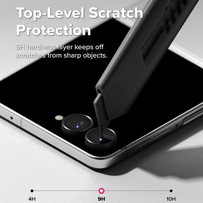 Ringke bakkameraskyddsfilm för Samsung Galaxy Z Flip8 F776, härdat glas, set om 2 stycken, svart