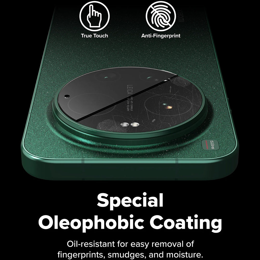 Skyddsfilm för bakre kamera Ringke för Xiaomi 17 Ultra, härdat glas, set om 2 stycken, transparent