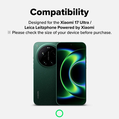 Skyddsfilm för bakre kamera Ringke för Xiaomi 17 Ultra, härdat glas, set om 2 stycken, transparent